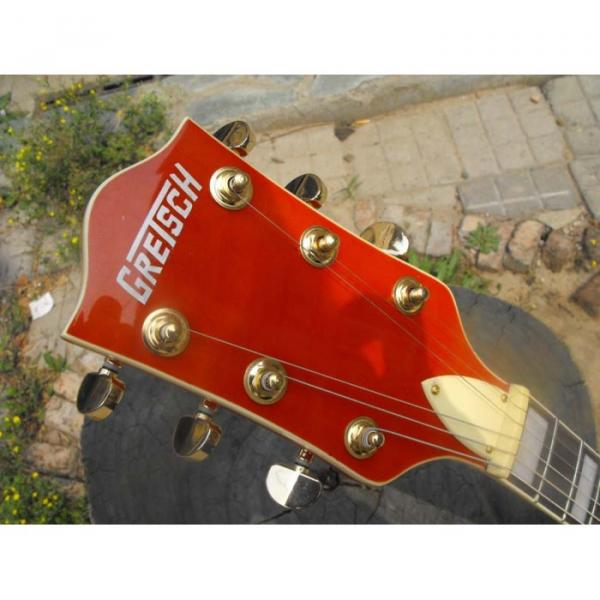 Nashville Gretsch Orange Falcon Electric Guitar #5 image