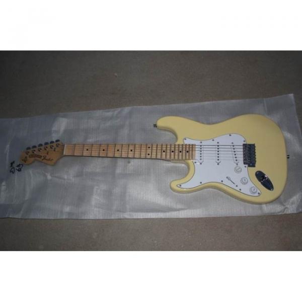 Left Handed Ibanez Scalloped Vintage White Electric Guitar #5 image