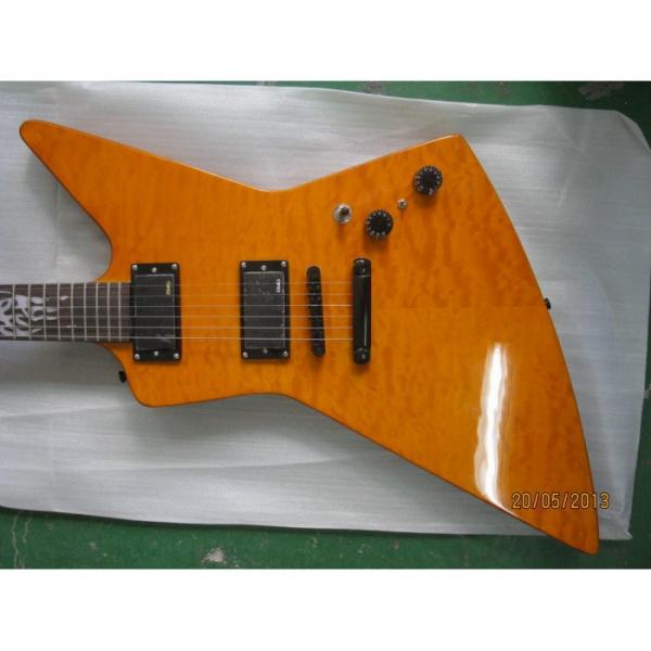 Ken Lawrence James Hetfield Sunburst Electric Guitar #3 image