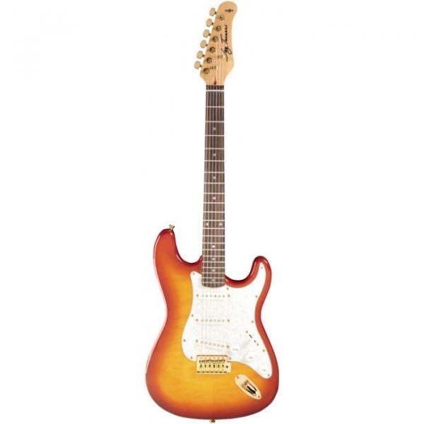 Jay Turser 300QMT Series Electric Guitar Amber #1 image