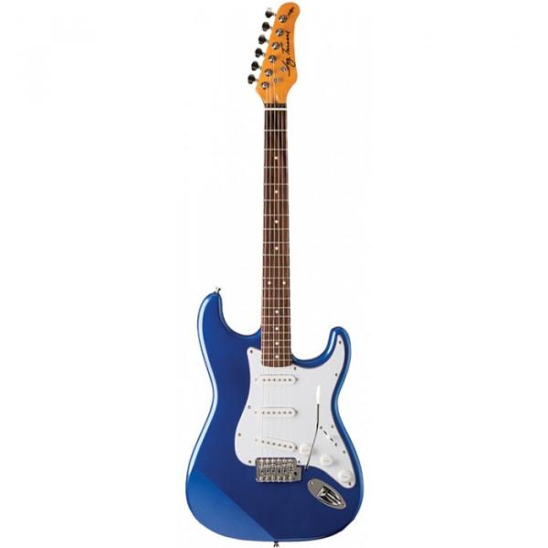 Jay Turser 300 Series Electric Guitar Metallic Blue #1 image
