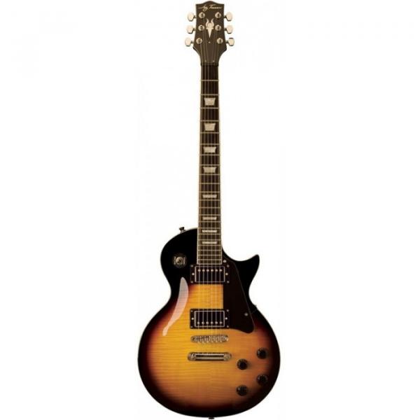 Jay Turser 220D Series Electric Guitar Tobacco Sunburst #2 image