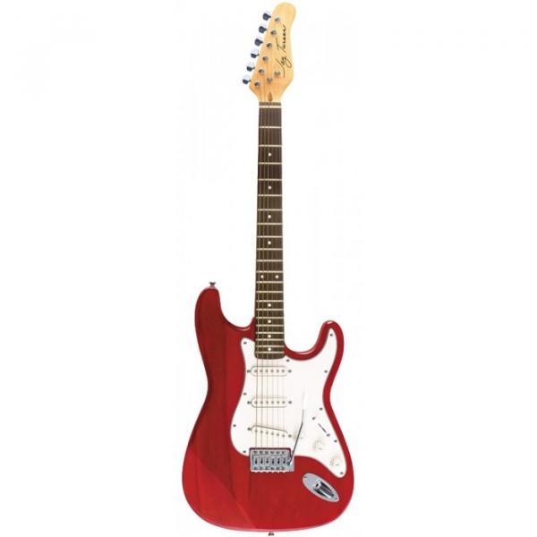 Jay Turser 300 Series Electric Guitar Trans Red #1 image