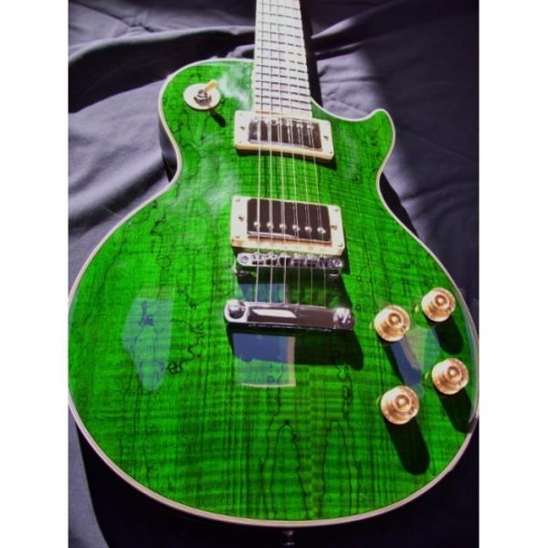 Green Jimmy Logical Electric Guitar #5 image