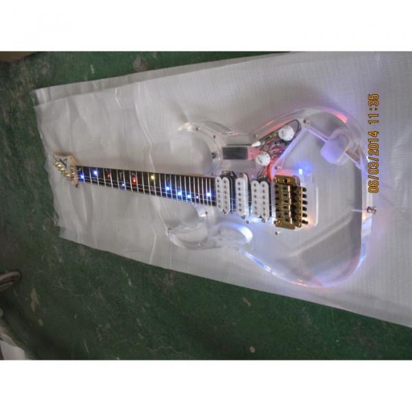 Ibanez Acrylic Plexiglass With Colored Lights Electric Guitar #3 image