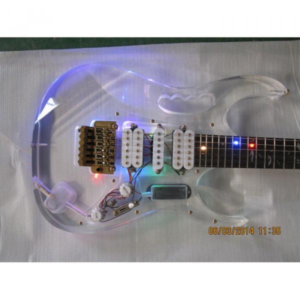 Ibanez Acrylic Plexiglass With Colored Lights Electric Guitar #4 image