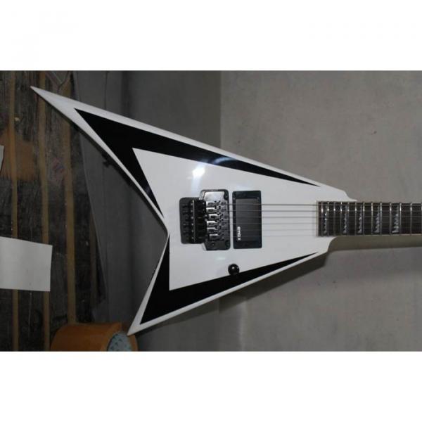 Custom Shop Flying V Jackson Artic White Electric Guitar #1 image