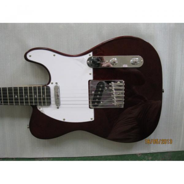 Fender Telecaster Dark Brown Custom Electric Guitar #1 image
