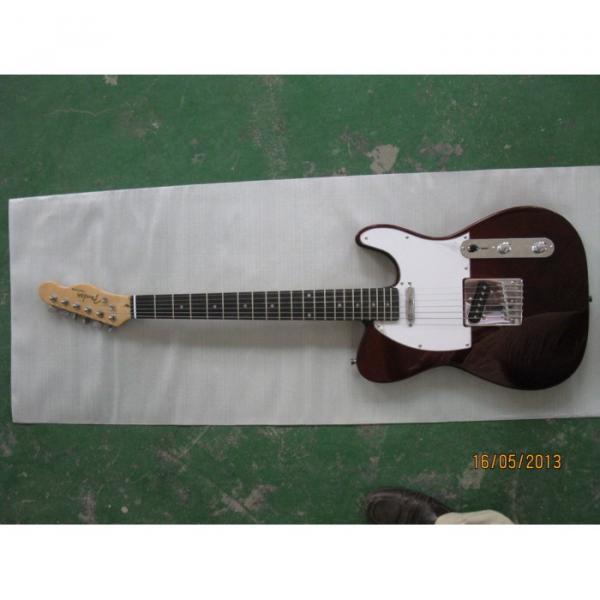 Fender Telecaster Dark Brown Custom Electric Guitar #3 image