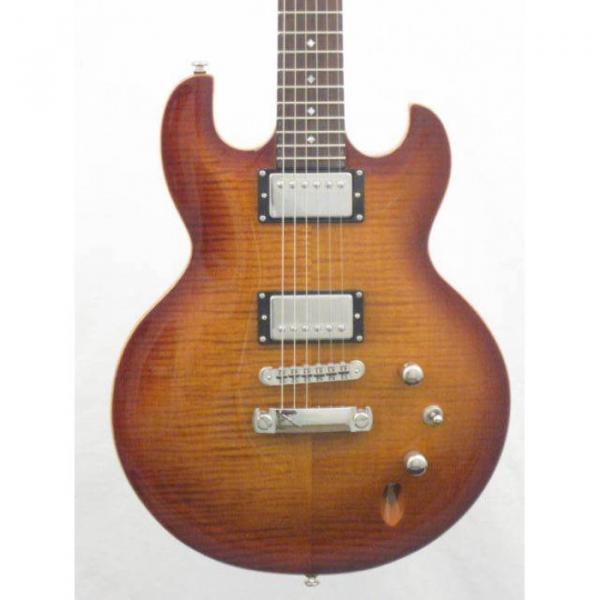 DBZ Royale FM amber Tobaccoburst Electric Guitar #1 image