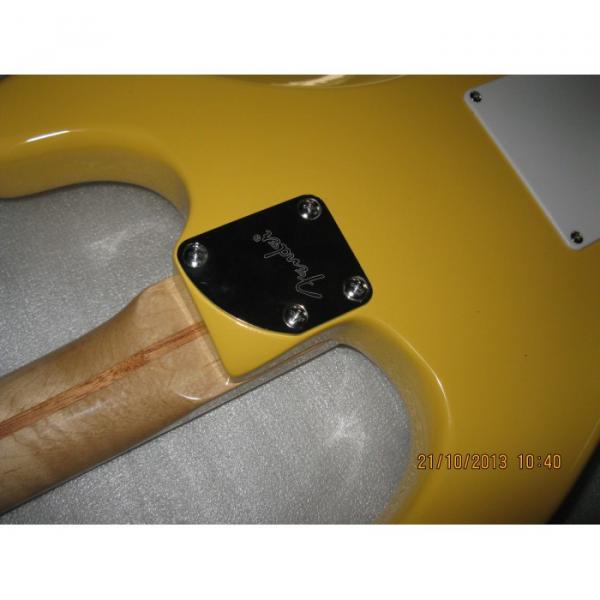 Custom Yellow Fender Stratocaster Floyd Rose Tremolo Electric Guitar #4 image