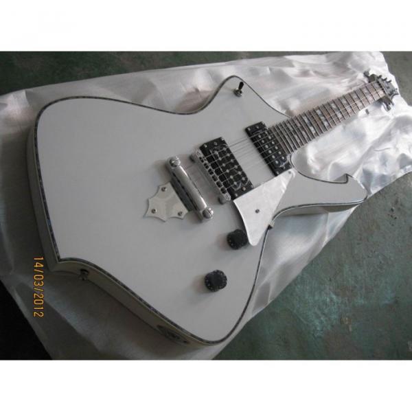 Custom White Iceman Ibanez Electric Guitar #1 image