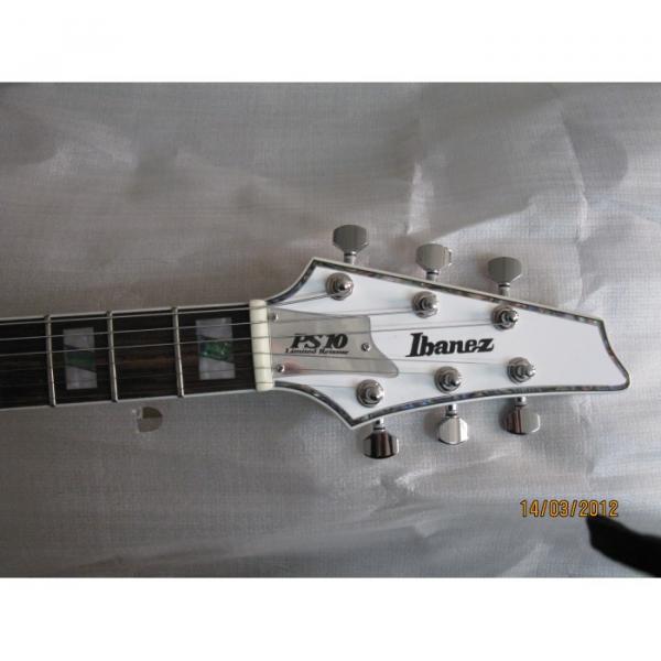 Custom White Iceman Ibanez Electric Guitar #4 image