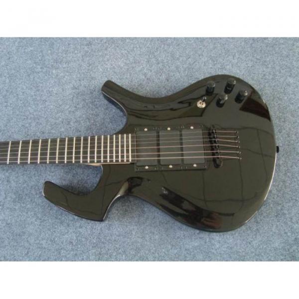 Custom Unique Jet Black Fly Mojo Electric Guitar #1 image