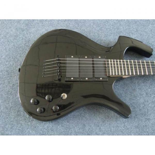 Custom Unique Jet Black Fly Mojo Electric Guitar #3 image