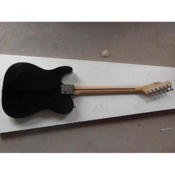 Custom Telecester 6 Strings Black Electric Guitar #2 image