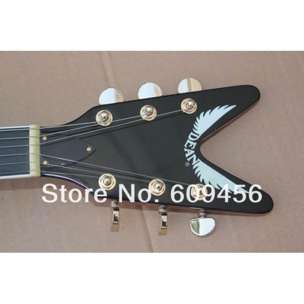 Custom Strange Flying V Sunburst Dean Electric Guitar #4 image