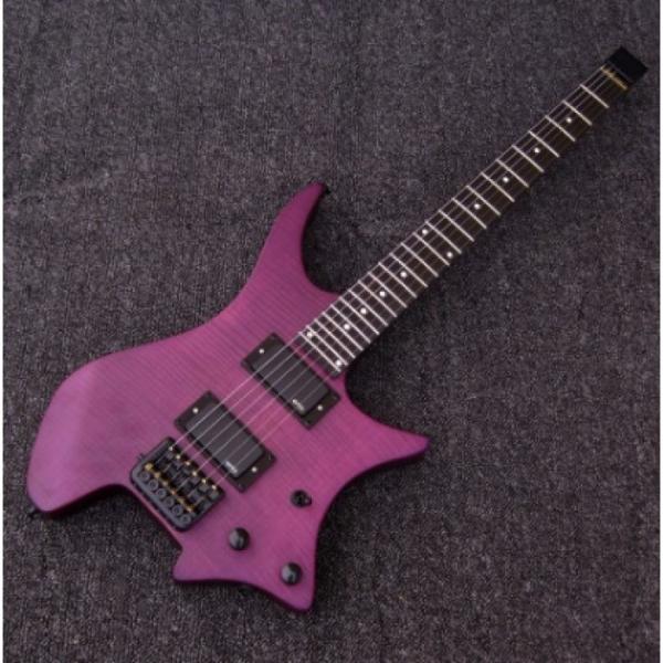 Custom Strandberg Boden 6 String Purple Color Headless Electric Guitar #1 image
