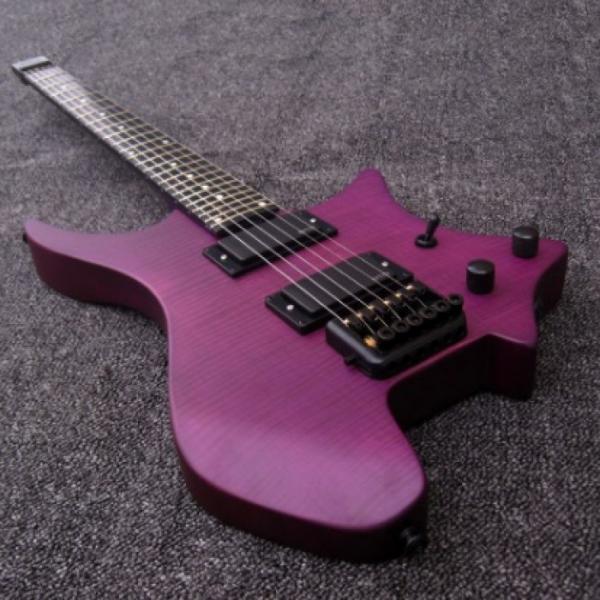 Custom Strandberg Boden 6 String Purple Color Headless Electric Guitar #4 image