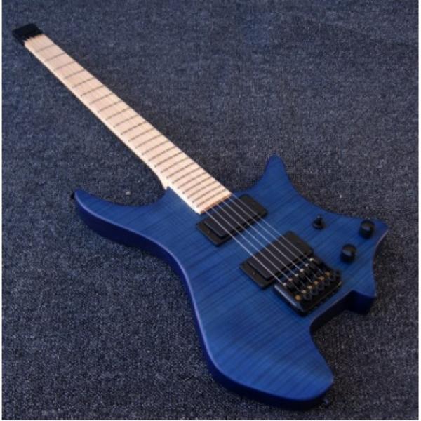 Custom Strandberg Boden 6 String Ocean Blue Color Headless Electric Guitar #1 image