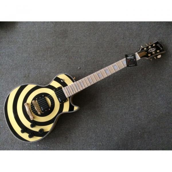 Custom Shop Zakk Wylde Bullseyes Vintage Yellow Electric Guitar Maple Fretboard #1 image