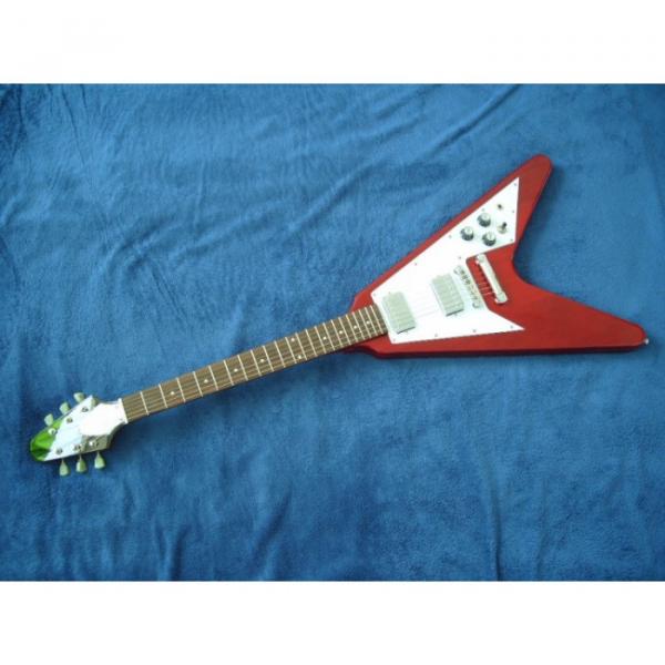 Custom Tokai Red Flying V Electric Guitar #4 image
