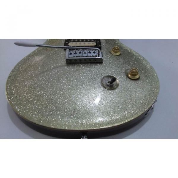 Custom Sparkle Silver PRS Electric Guitar #5 image