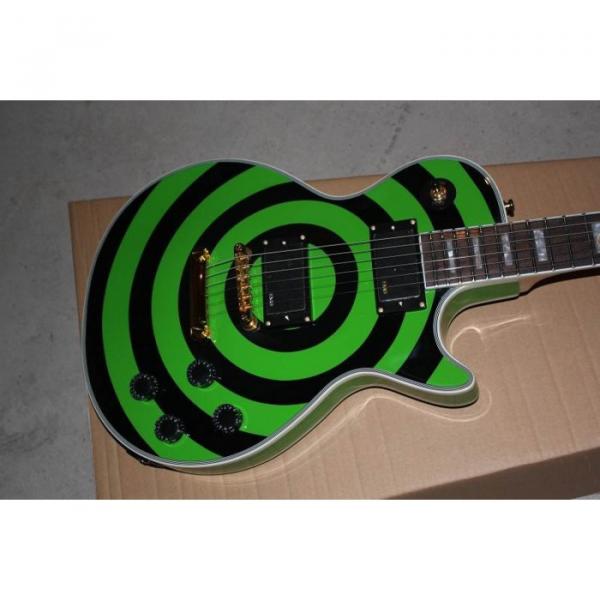 Custom Shop Zakk Wylde Bullseyes Green Electric Guitar #1 image