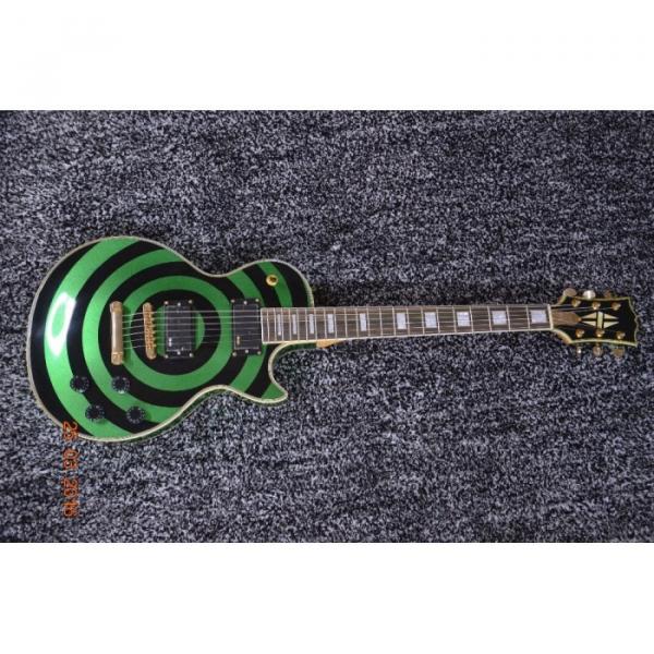 Custom Shop Zakk Wylde Bullseyes Camouflage Green Electric Guitar #1 image