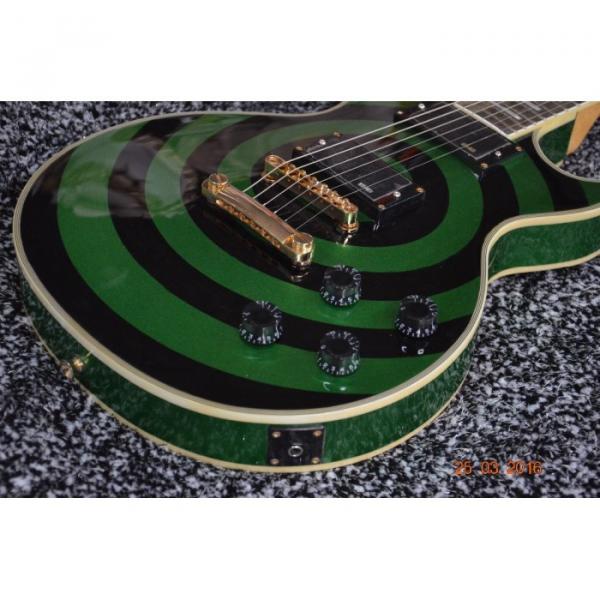 Custom Shop Zakk Wylde Bullseyes Camouflage Green Electric Guitar #2 image