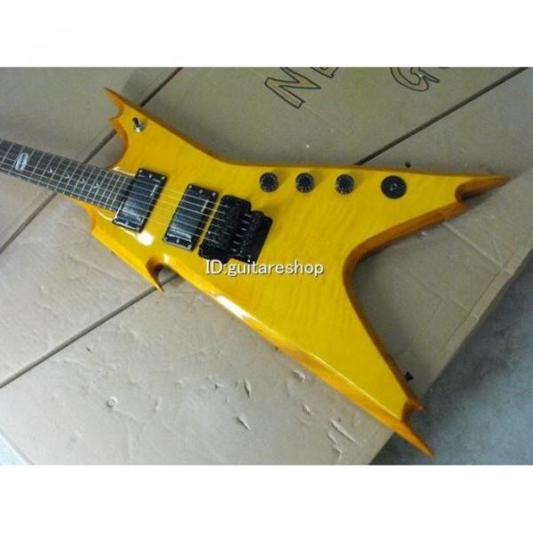 Custom Shop Yellow Strange Dean Electric Guitar #1 image
