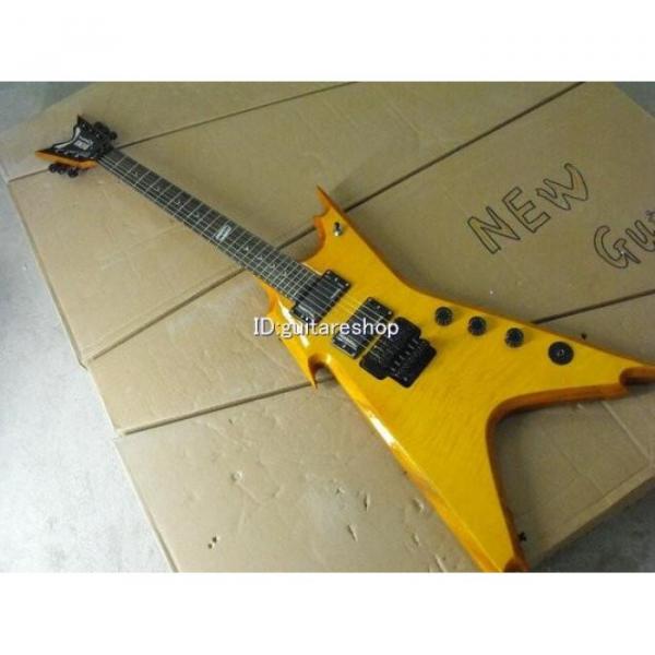 Custom Shop Yellow Strange Dean Electric Guitar #2 image
