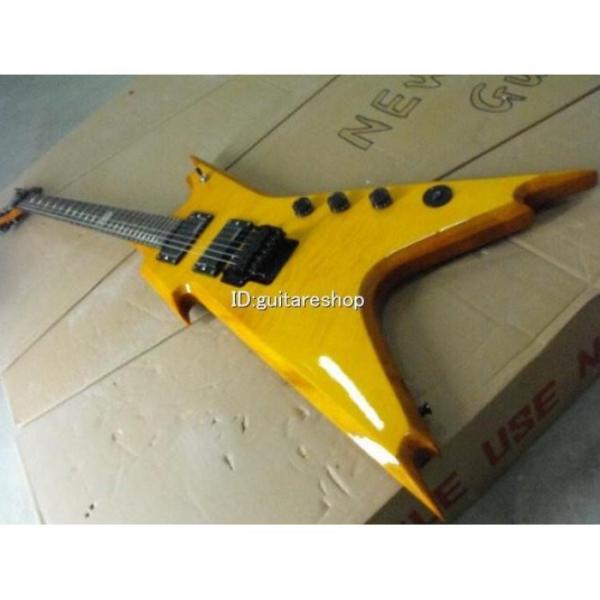 Custom Shop Yellow Strange Dean Electric Guitar #4 image