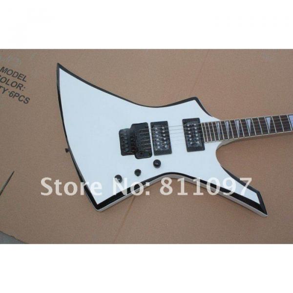 Custom Shop White Jackson Strange Electric Guitar #5 image