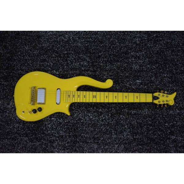 Custom Shop Yellow Prince 6 String Cloud Electric Guitar Left/Right Handed Option #1 image