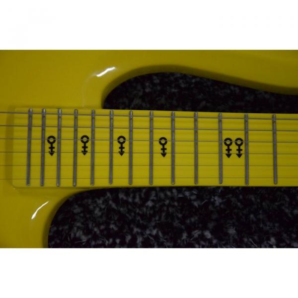 Custom Shop Yellow Prince 6 String Cloud Electric Guitar Left/Right Handed Option #3 image