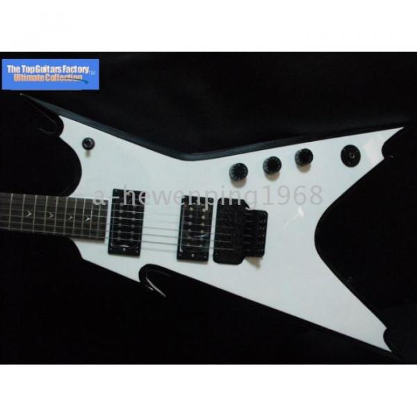 Custom Shop White Strange Style Dean Electric Guitar #4 image