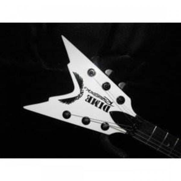 Custom Shop White Strange Dean Electric Guitar #3 image