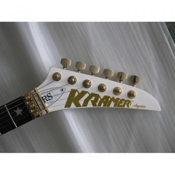 Custom Shop White Star Kramer Electric Guitar #5 image