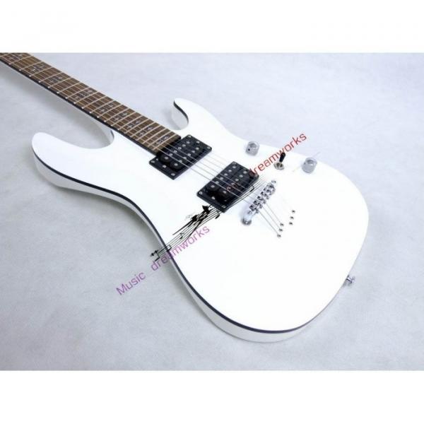 Custom Shop White Schecter J l7 Electric Guitar #1 image