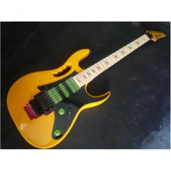 Custom Shop Yellow Ibanez Electric Guitar #1 image