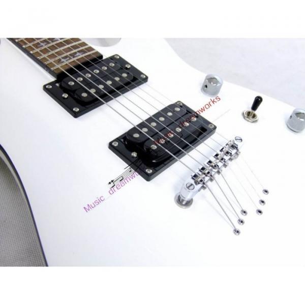 Custom Shop White Schecter J l7 Electric Guitar #5 image