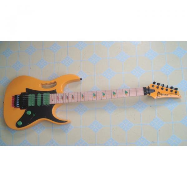 Custom Shop Yellow Ibanez Electric Guitar #4 image