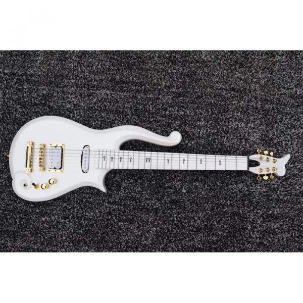Custom Shop White Prince 6 String Cloud Electric Guitar Left/Right Handed Option #1 image