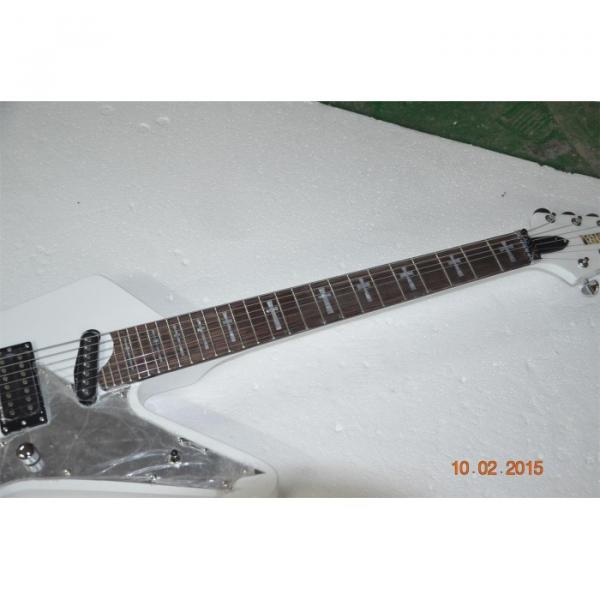 Custom Shop White Crying Star ESP 7 String Electric Guitar #4 image