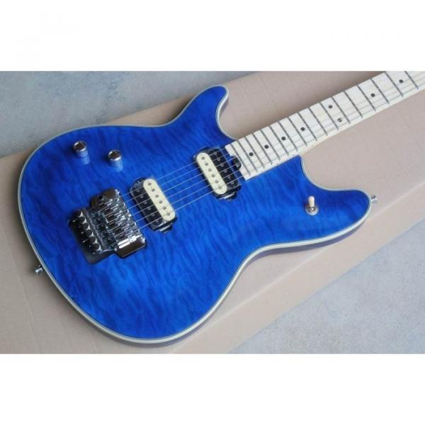 Custom Shop Wolfgang EVH Left Handed Blue Maple Top Electric Guitar #1 image