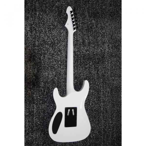 Custom Shop White Black Red Stripe Design Electric Guitar #2 image
