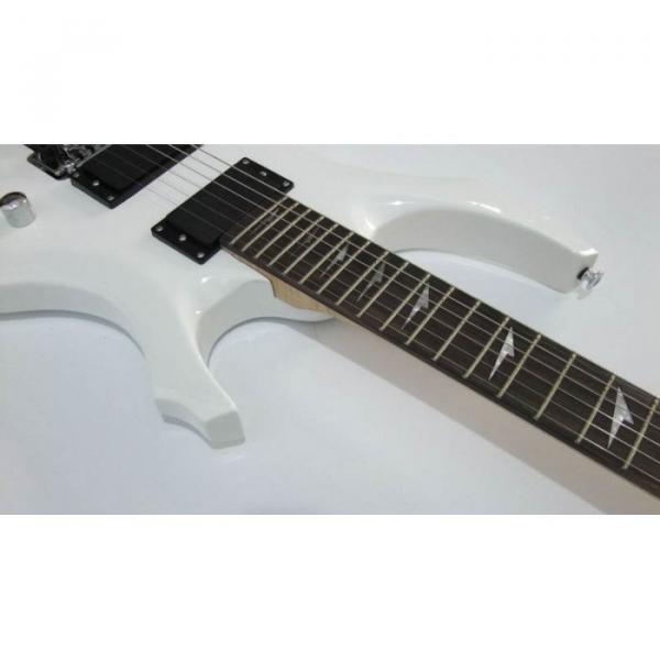Custom Shop White BC Rich Electric Guitar #5 image