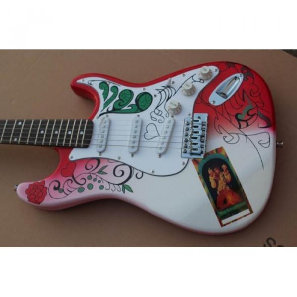 Custom Shop White American Jimi Hendrix Electric Guitar #1 image