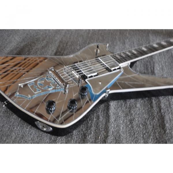 Custom Shop Washburn Mirror Glass Paul Stanley Electric Guitar #1 image